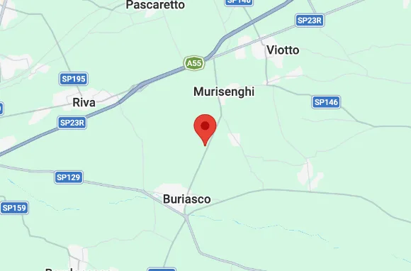 La sede di Buriasco sulla mappa